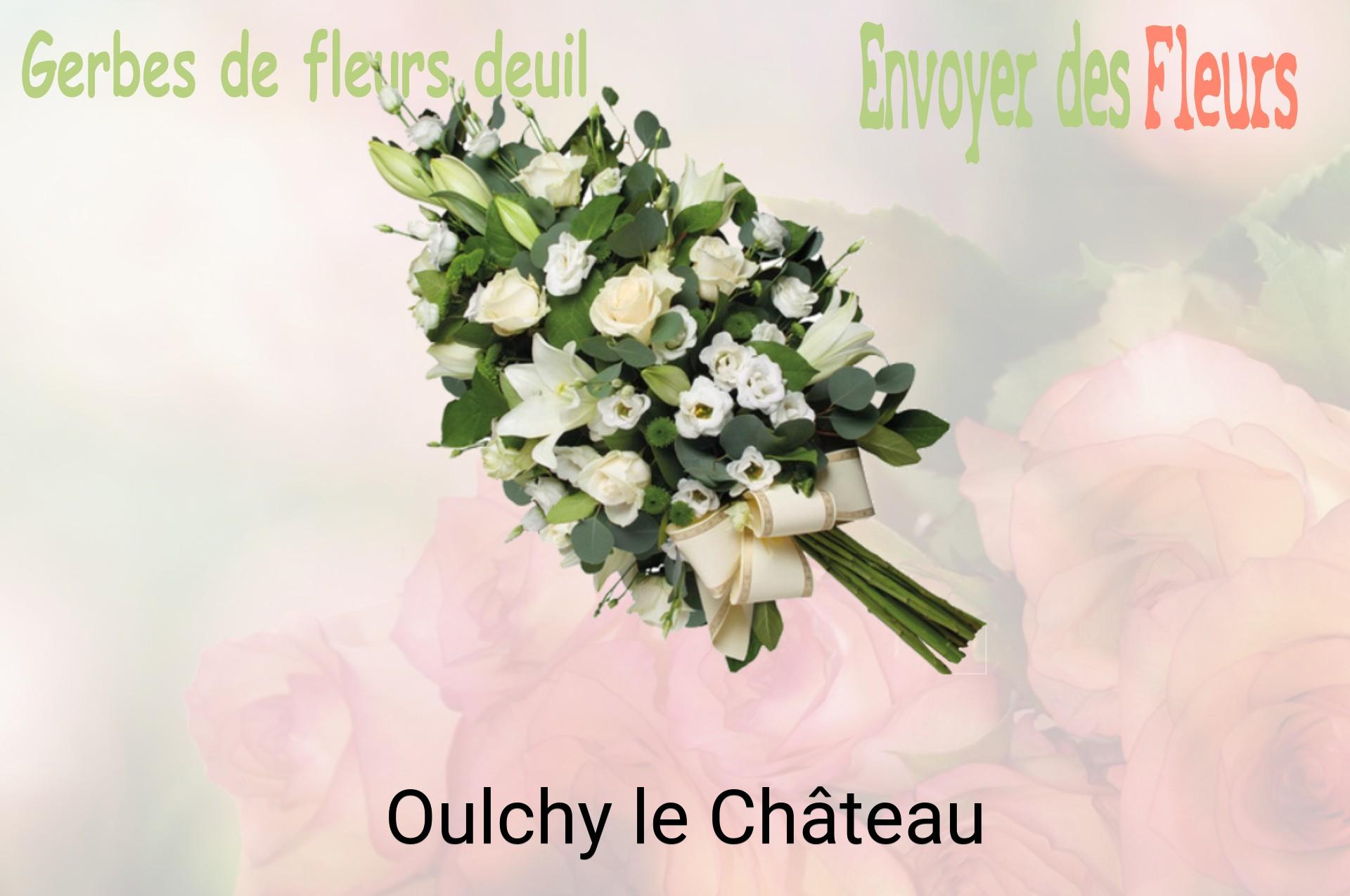 Gerbe de fleurs de deuil livrée à Oulchy-le-Château